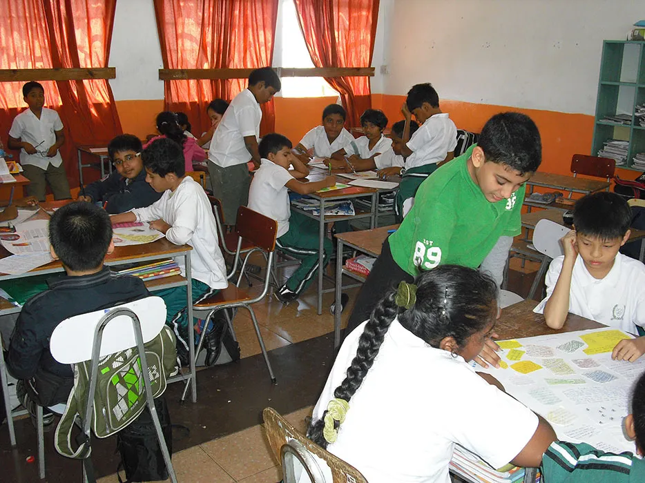 Students in classroom